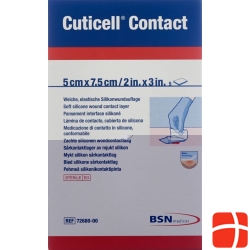 Contact Cuticell silicone dressing 5x7.5cm 5 pcs