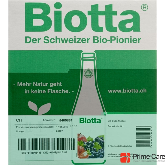 Biotta superfruits Bio Fl 6 5 dl