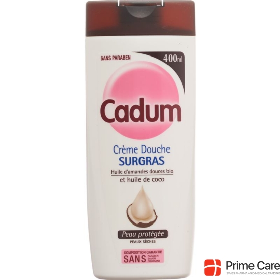 Cadum crème douche surgras coco bottle 400 ml buy online