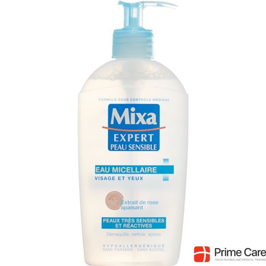 Mixa eau Démaquillante nettoyante apaisante micellaire Disp 200 ml