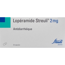 Loperamide 2 mg Streuli Kaps 20 pcs