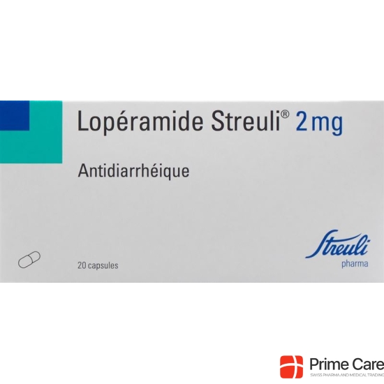 Loperamide 2 mg Streuli Kaps 20 pcs