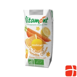 Vitamont Reiner Orange and carrot lemon juice 6 x 200 ml