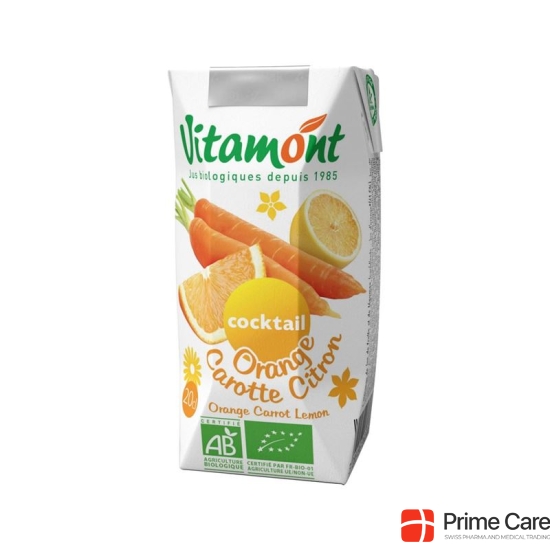 Vitamont Reiner Orange and carrot lemon juice 6 x 200 ml