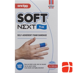 Snögg soft patch Next 6cmx1m blue