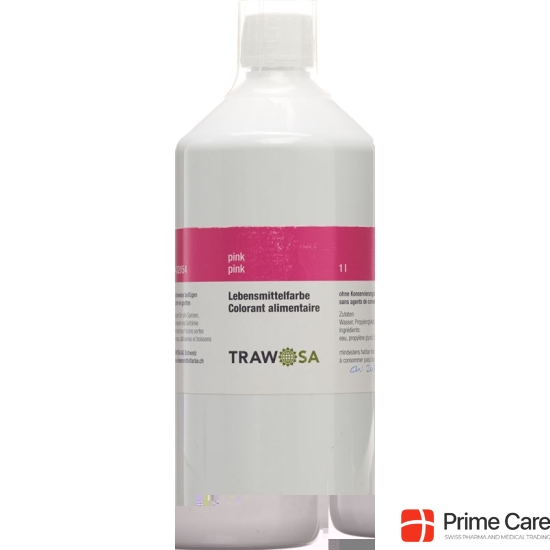 Trawosa food color pink 1000 ml