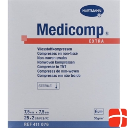 Medicomp Extra 6 times 7.5x7.5cm S30 25 x 2 pcs