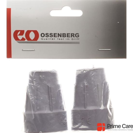 Ossenberg crutch capsule Pivoflex 19mm gray 1 pair