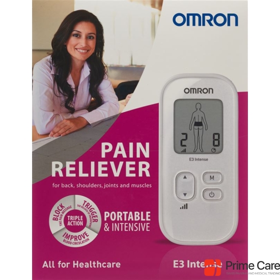 Omron Tens E3 nerve stimulation including Long Life pads