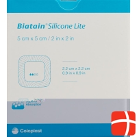 Biatain Silicone Lite foam dressing 5x5cm 5 pcs