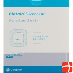 Biatain Silicone Lite foam dressing 5x5cm 5 pcs