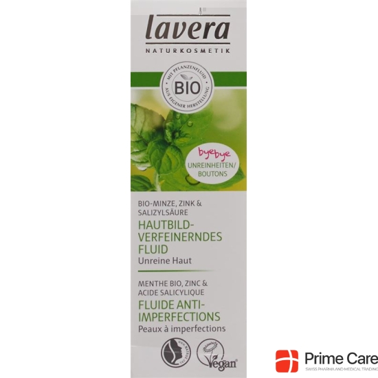 Lavera Hautbildverfeinerndes fluid mint 50 ml