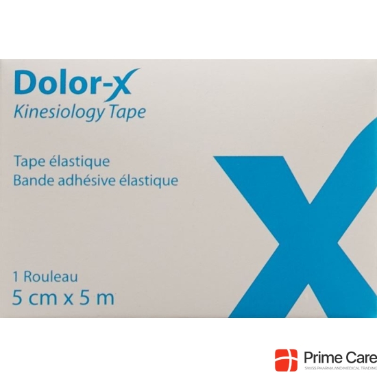 Dolor-X Kinesiology Tape 5cmx5m blue