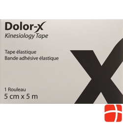 Dolor-X Kinesiology Tape 5cmx5m black