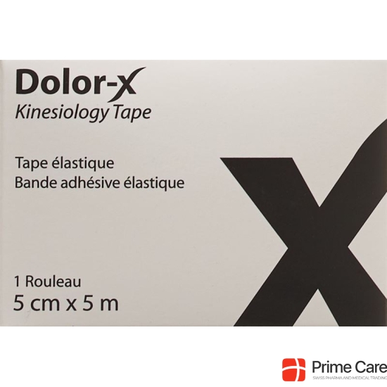 Dolor-X Kinesiology Tape 5cmx5m black