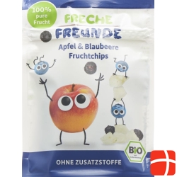 Naughty friends Fruchtchips Apple & Blueberry Btl 16 g