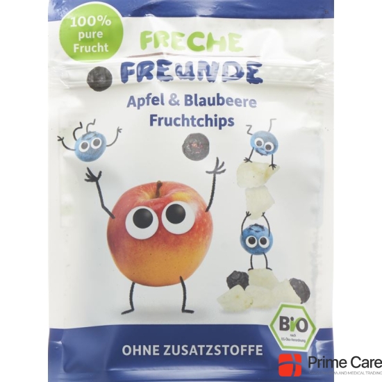 Naughty friends Fruchtchips Apple & Blueberry Btl 16 g