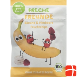 Naughty friends Fruchtchips Banana & Raspberry Btl 16 g