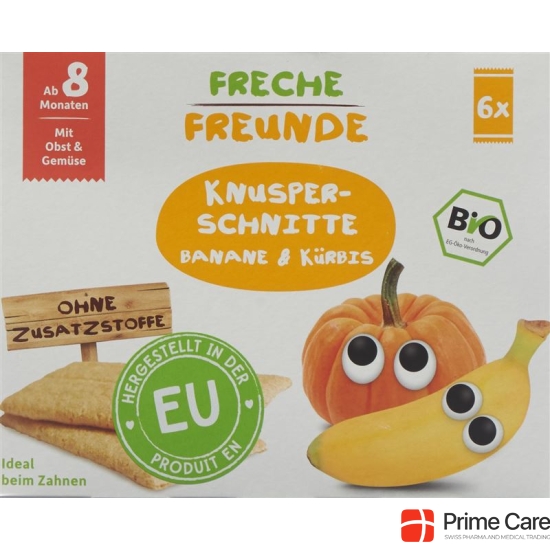 Naughty friends crispy banana slices and pumpkin 84 g