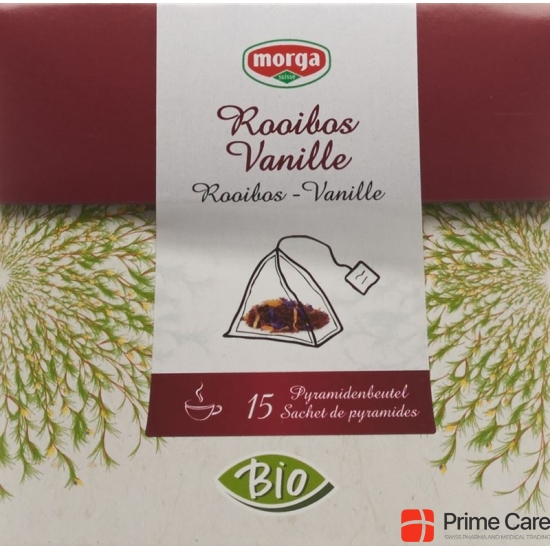 Morga rooibos vanilla pyramid teabags Bio 15 pcs