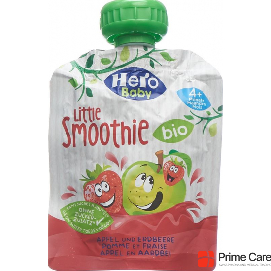 Hero Baby Organic Smoothie apple strawberry Btl 90 g