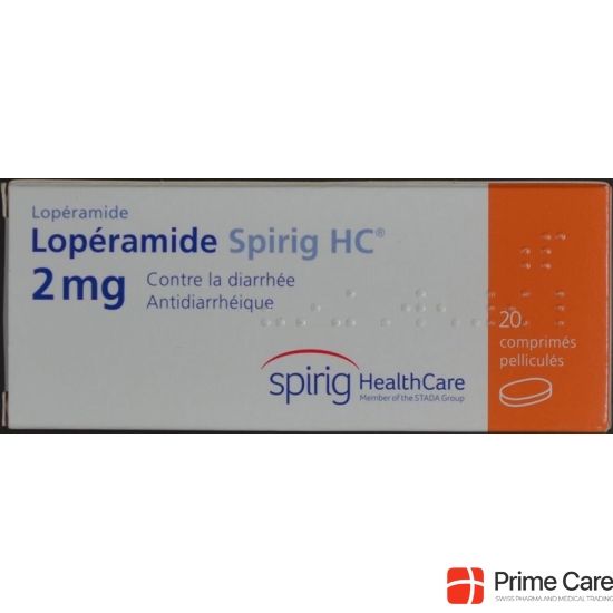 Loperamide 2 mg Spirig HC Filmtabl 20 pcs