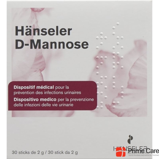 Hanseler D-Mannose 30 sticks 2 g buy online