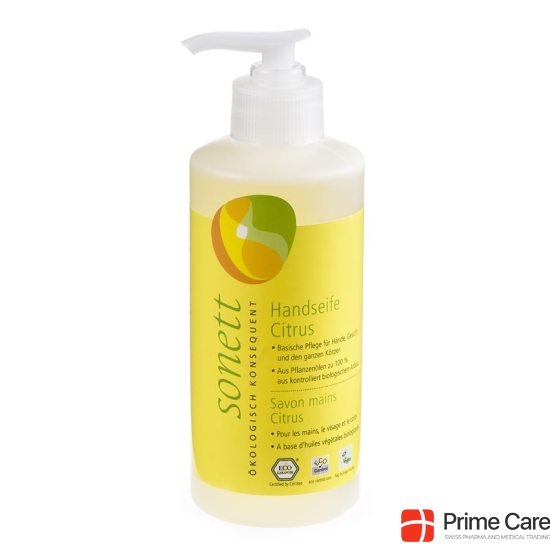 Hand Soap Sonnet Citrus pump dispenser 300 ml