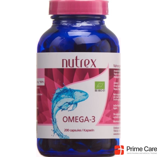 NUTREX Omega 3 fish oil Kaps 500 mg Bio Ds 200 pcs