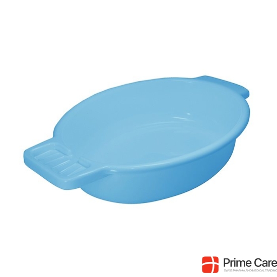 Sundo wash bowl 5.5l blue plastic with soap dish