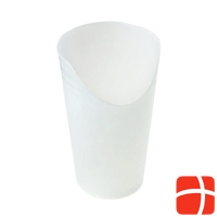 Sundo drinking cup 250ml white-transparent with tail cut
