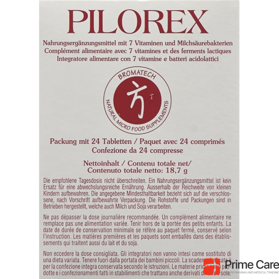 PILOREX Bromatech Tabs Blist 24 pcs