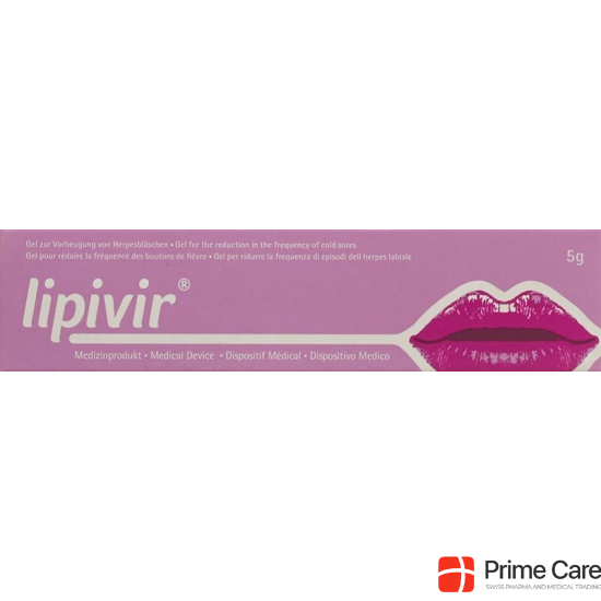 Lipivir Prophylaxe Gegen Herpesbläschen Tube 5g buy online