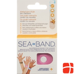 Sea-Band acupressure band Children pink one pair