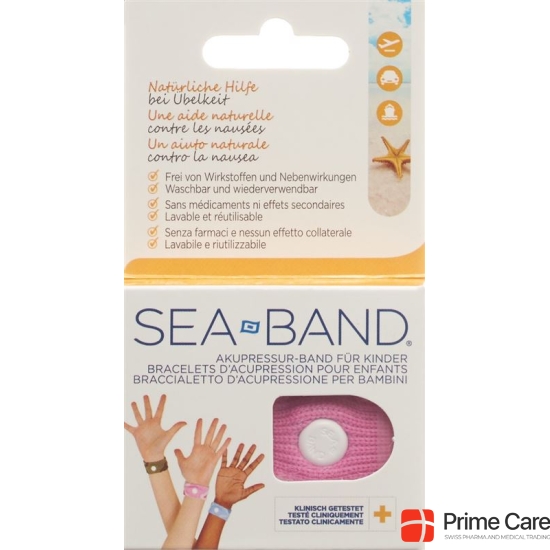 Sea-Band acupressure band Children pink one pair