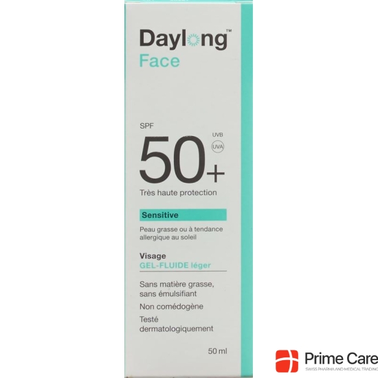 Daylong Sensitive Face cream gel / fluid SPF50 + Tb 50 ml