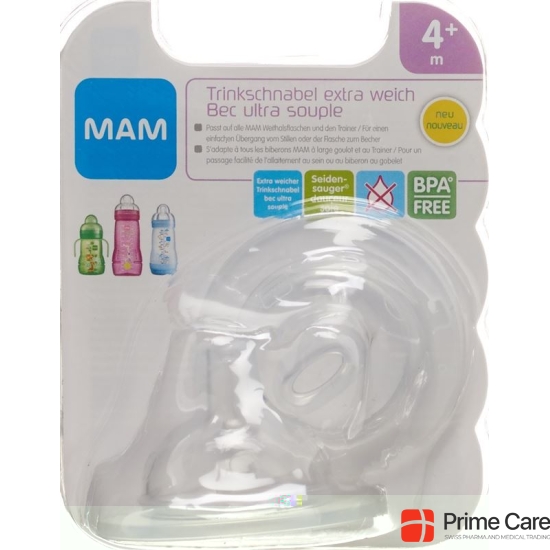 MAM spout extra soft 4+ Months 2 pcs