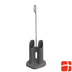 Sahag Krücken- / floor stand aluminum gray for 1 pair