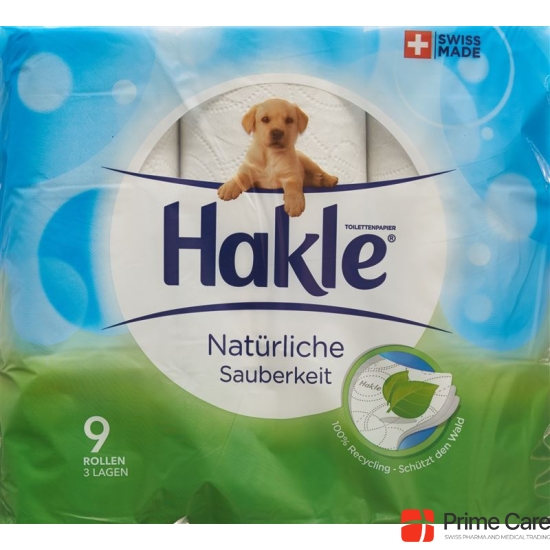 Hakle Natural cleanliness of toilet paper FSC 9 units