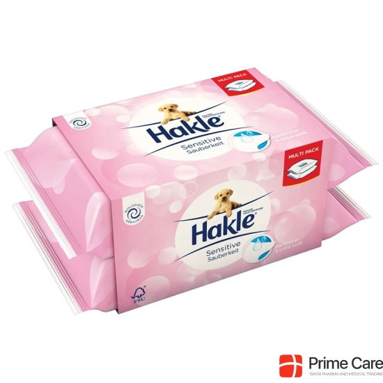 Hakle wet Sensitive Cleanliness Refill Duo 2 x 42 pcs