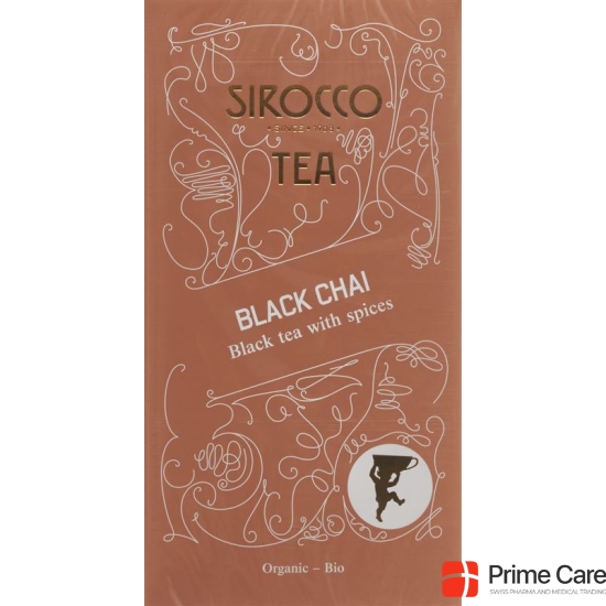 Sirocco Black Chai tea bags 20 pcs