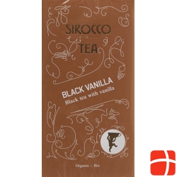 Sirocco Black Vanilla Tea Bags 20 pcs