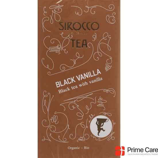 Sirocco Black Vanilla Tea Bags 20 pcs