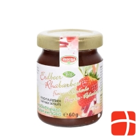 Morga fruit spread strawberry-rhubarb Agave Bio 60 g
