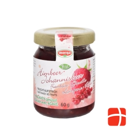 Morga fruit spread raspberry currant Agave Bio 60 g