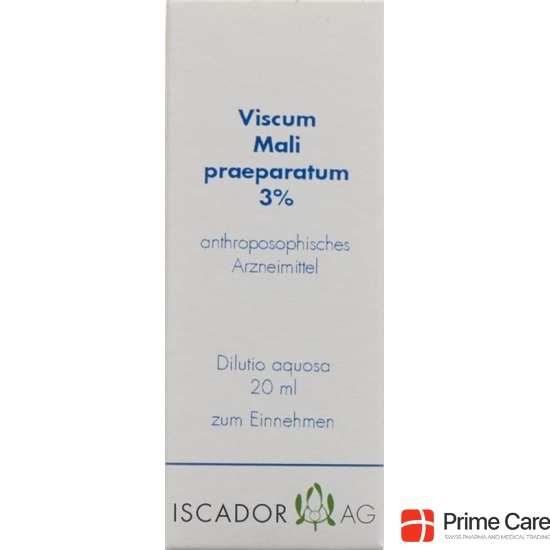 Iscador Viscum Mali Praeparatum 3% Dilutio aquosa 20 ml