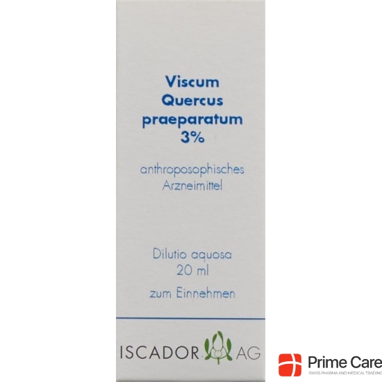 Iscador Viscum Quercus Praeparatum 3% Dilutio aquosa 20 ml