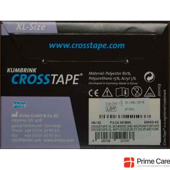 Cross Tape pain acupuncture Tape XL 40 pc