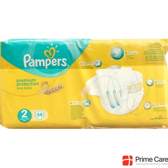 Pampers Premium Protection New Baby Gr2 4-8kg Mini Economy Pack 54 pcs