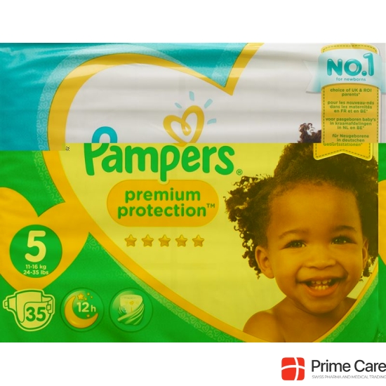 Pampers Premium Protection Gr5 11-16kg Junior Sparpackung 35 pcs